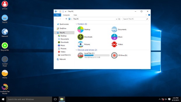 Flat Round IconPack