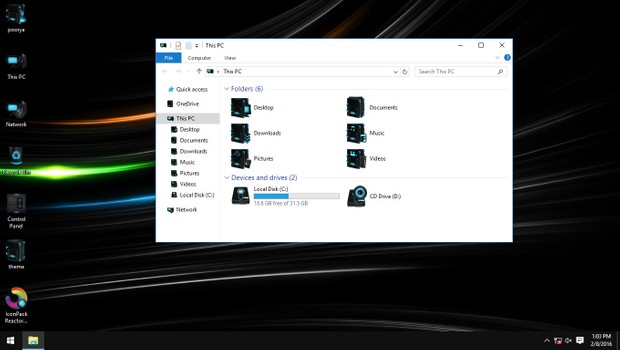 Reactor-X Blue IconPack