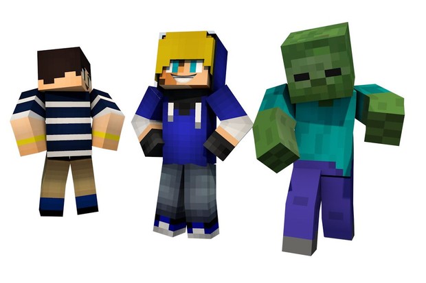 3 minecraft renders justnathann