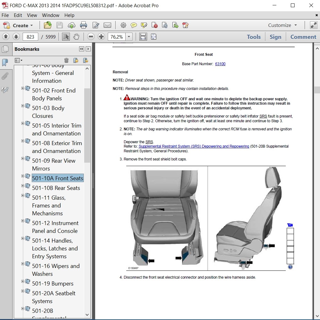 Ford C Max Service Manual