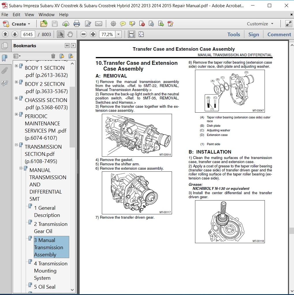 Subaru xv manual