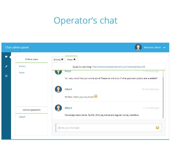 Script PHP Live Support Chat
