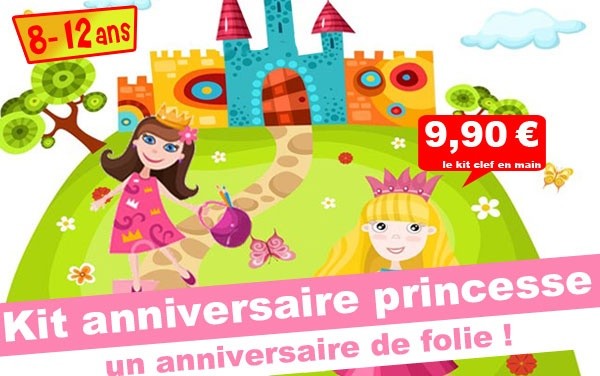 (8/12 ans) Kit anniv. Princesse, Prince et Miroir magique !