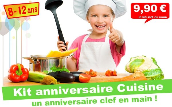 (8/12 ans) Kit anniv. Top Cuistot : Panique en cuisine !