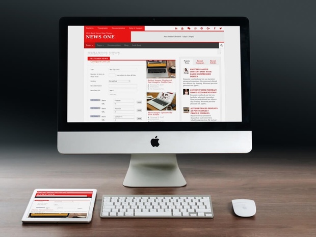 NEWS ONES - Free Blogger News & Magazine Styled Blogspot Blogger Template/Theme