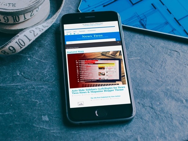 NEWS TWOS (PRO) - Responsive Easy News & Mag Styled Blogger Blogspot Template/Theme (License)
