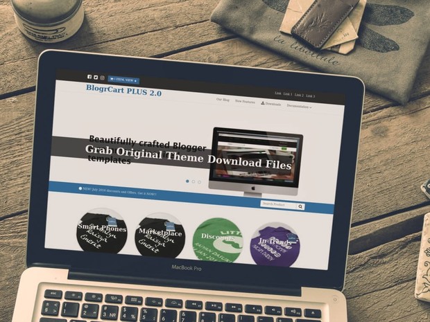 BlogrCart PLUS (PRO v2) - E-Commerce Inspired Pre-Made Templates for Blogger/Blogspot
