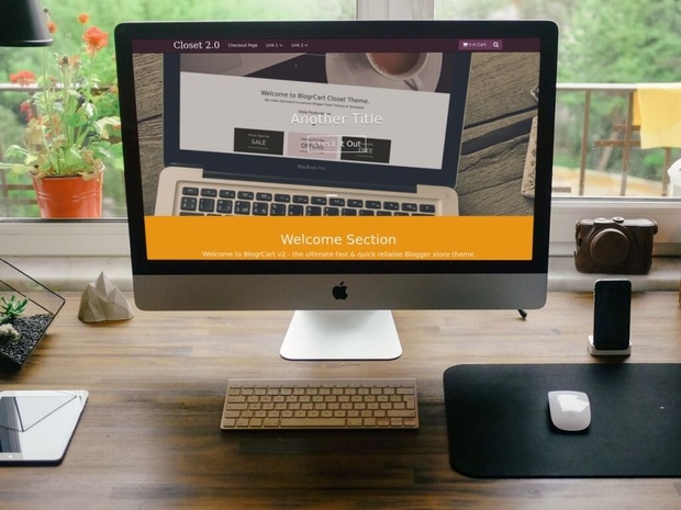 BlogrCart CLOSET V2 (PRO) - Responsive Blogger Shopping Cart Theme/Template (Bundled)