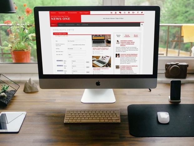 NEWS ONES (PRO) - Easy Magazine & News Styled Pre-made Blogger Blogspot Template (License Incl)