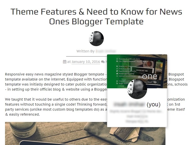 NEWS ONES (PRO) - Easy Magazine & News Styled Pre-made Blogger Blogspot Template (License Incl)