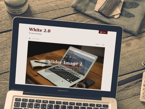 BlogrCart WHITE (PRO v2) - Ecommerce Inspired Blogger Template with Shopping Cart