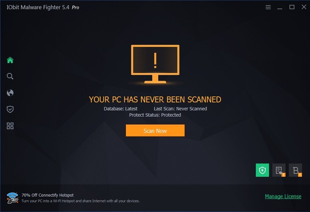 Original License iObit Malware Fighter Pro Full Version