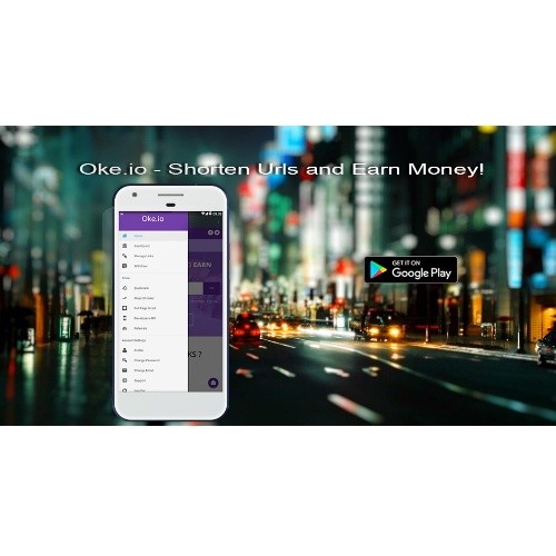 Oke.io - Shorten Urls and Earn Money!