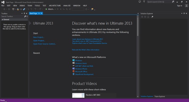 Original License Visual Studio 2013 Ultimate (Office / Work License)