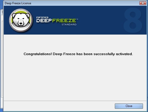 Original Deep Freeze 8 Standard Final Full Lifetime Activated Never Expired