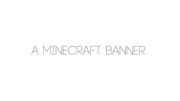 A Minecraft Banner