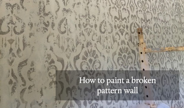 How to Paint a Broken Pattern Wall