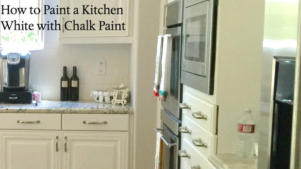 How to Paint a Kitchen White with Chalk Paint