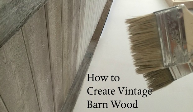 Create Vintage Barn Wood