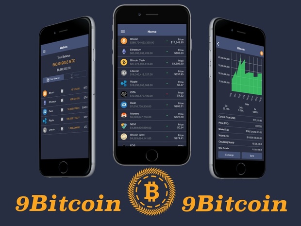 ionFullApp 9Bitcoin Crypto Currencies