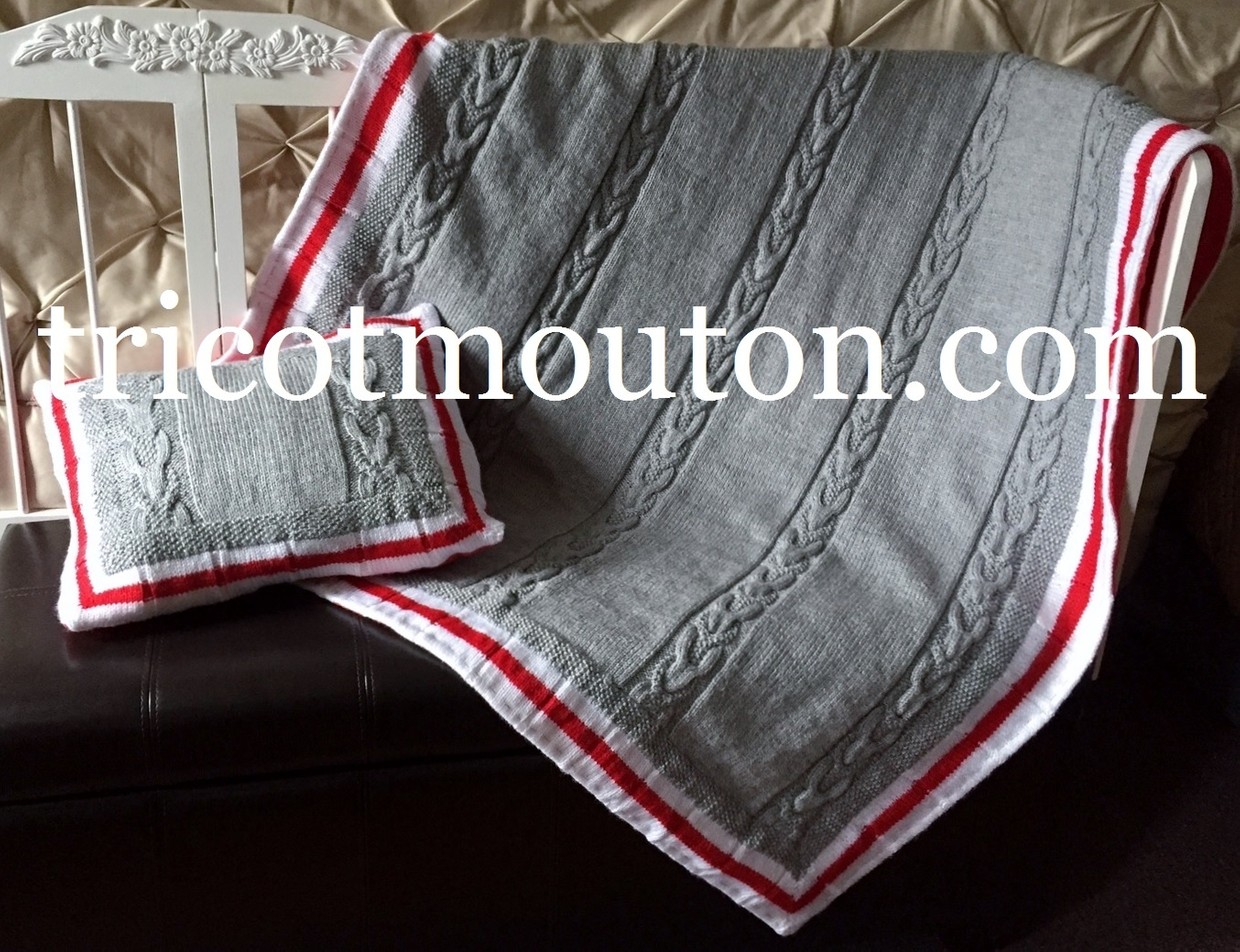 Ac 01 Couverture Et Oreiller Pour Bebe Tricot Mouton Ac 01 Couverture Et Oreiller Pour Bebe Tricot Mouton