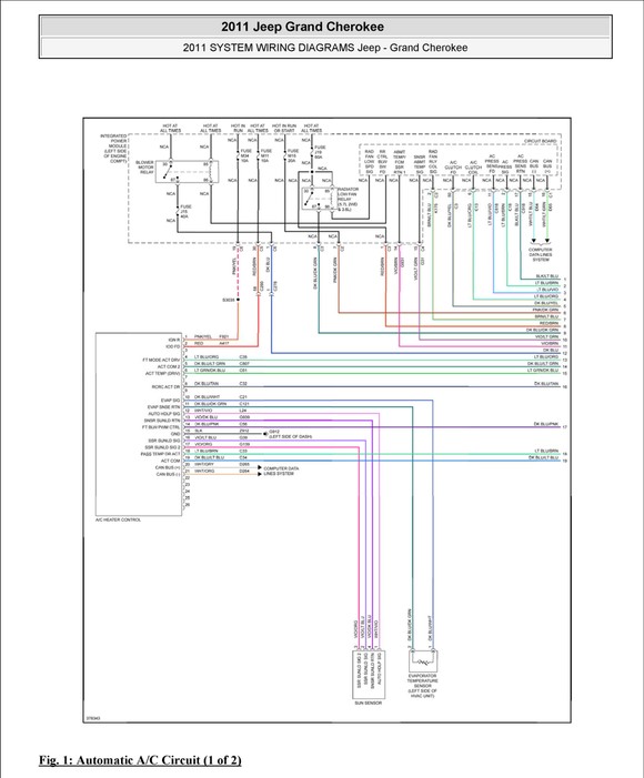 2012 Jeep Wrangler Wiring Diagram : Power Mirror Wiring Diagram Jeep