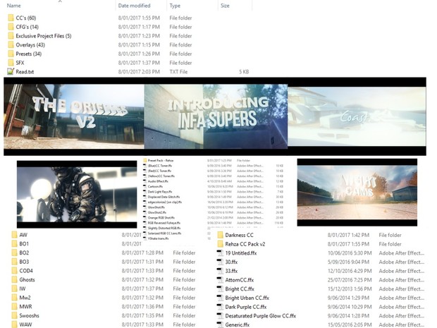 Rehza 2016 Editing Pack!