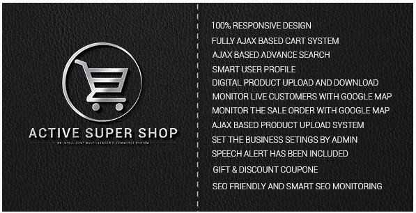 Active Super Shop Multi-vendor CMS - Marketplace