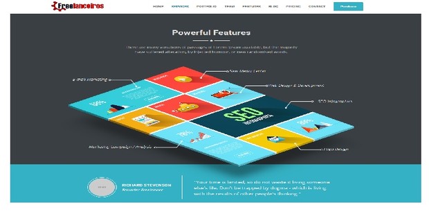 Freelanceiros - Landing Page Template Business