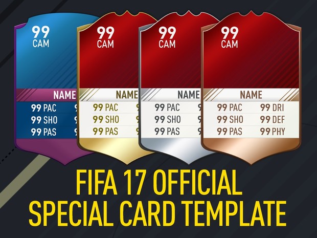 FIFA 17 SPECIAL CARDS TEMPLATE