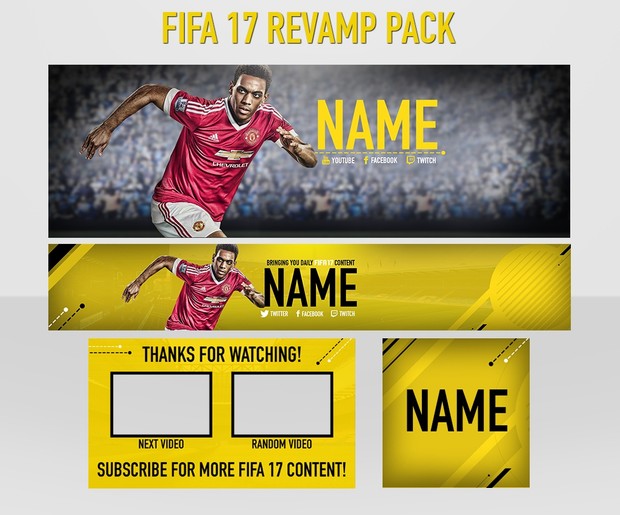 FIFA 17 Revamp: Header, Avi, Youtube banner and Outro