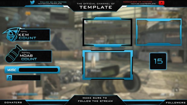 Overlay template V2 PSD