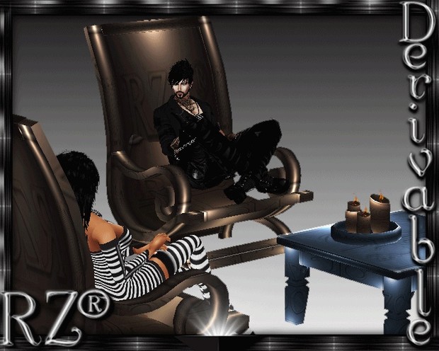 133. Tiki Encounter Chair 4 Poses Mesh Furniture