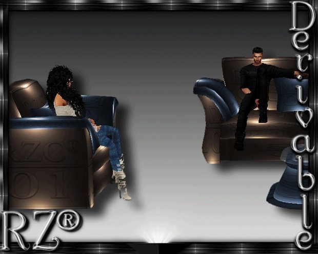 127. Tiki Couch 2015 With Poses Mesh Furniture