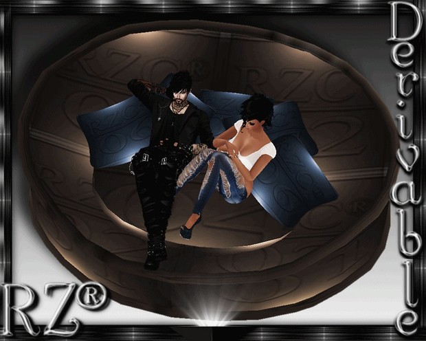 132. Tiki Poof 2015 2 Poses Mesh Furniture
