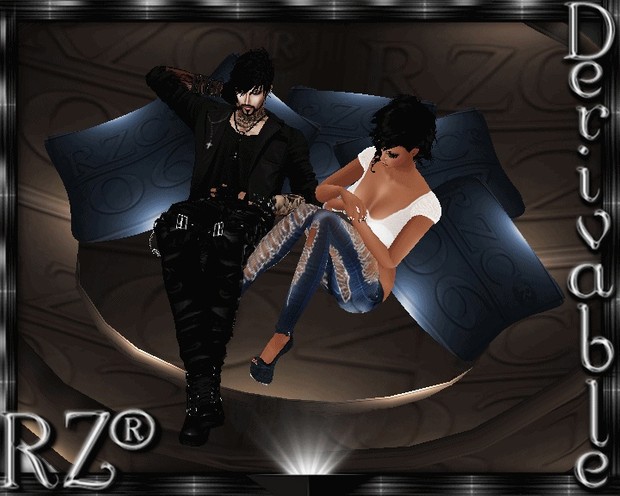 132. Tiki Poof 2015 2 Poses Mesh Furniture