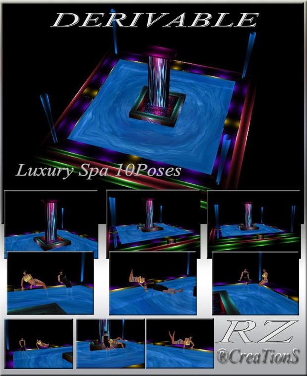 183. Luxury Spa With 10 Poses Mesh Furniture