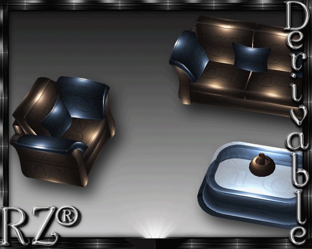 126. Tiki Couch 2015 Without Poses Mesh Furniture