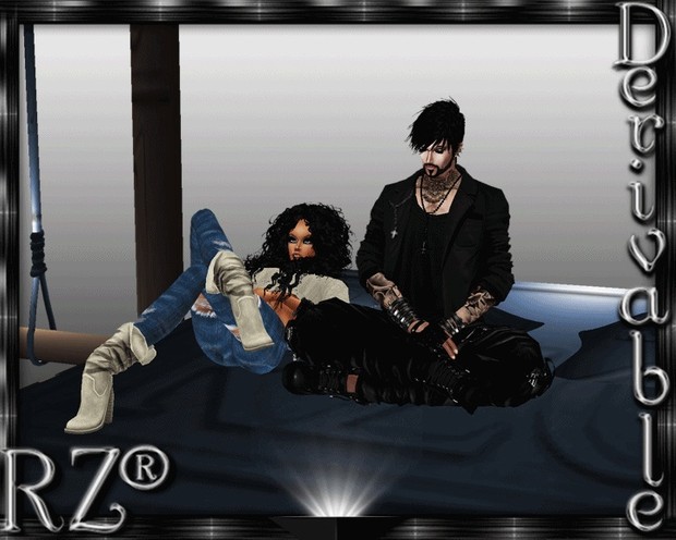 121. Tiki OutBed 2015 With Poses Mesh Furniture
