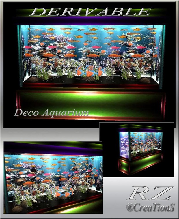 182. Decoration Aquarium Mesh Furniture