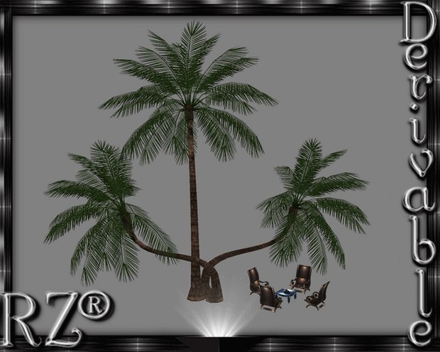 133. Tiki Encounter Chair 4 Poses Mesh Furniture