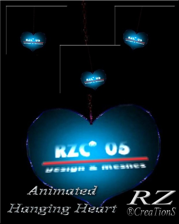 153. Animate Hangin Heart Valentine Mesh Furniture