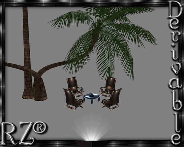 133. Tiki Encounter Chair 4 Poses Mesh Furniture