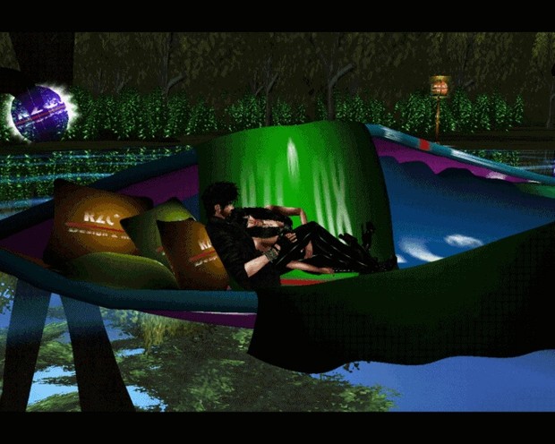 77. Boat Leaf animation 1 couple poses Mesh Furniture