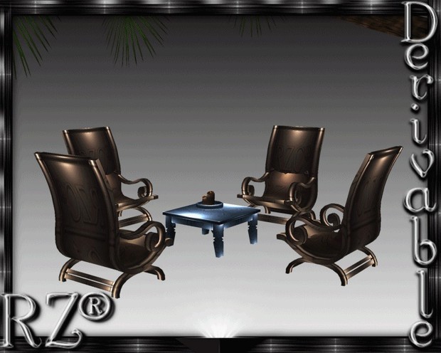 133. Tiki Encounter Chair 4 Poses Mesh Furniture
