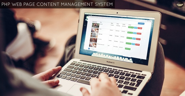 PHP Web Page Content Management System - Download Source Code