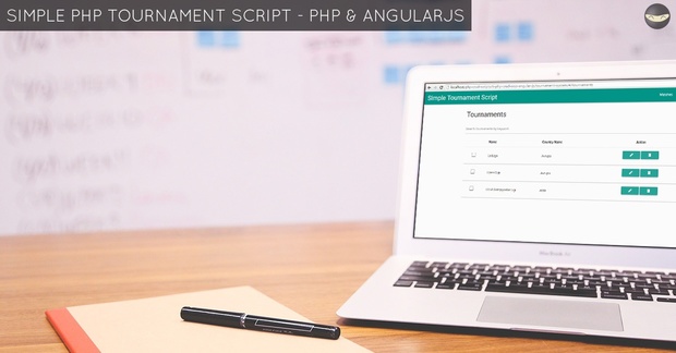 Simple PHP Tournament Script - PHP & AngularJS