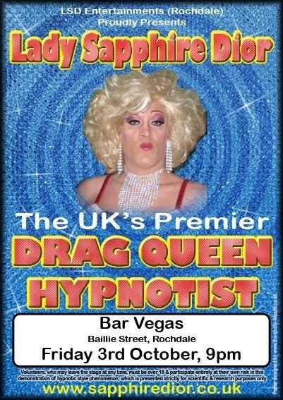 DRAG QUEEN COMEDY STAGE HYPNOSIS COURSE
