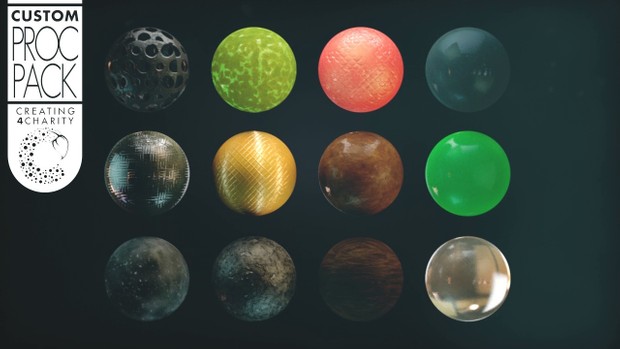 Cinema 4D Procedural Texture Pack Vol.1