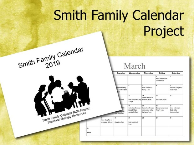 Smith Family Calendar IADL Project